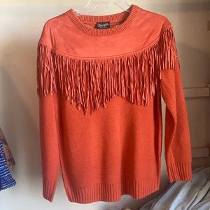 Wrangler Retro Fringe Sweater Small